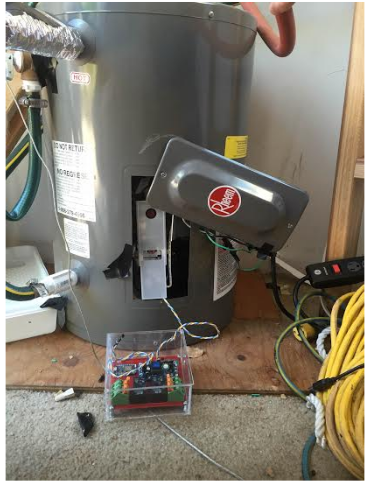 Figure 4.1: 10 Gallon Water Heater Experimental Set Up