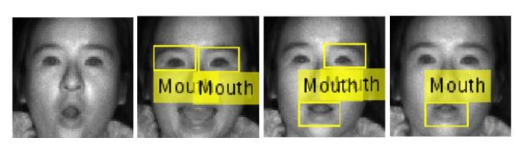 Figure 4.1: False Negative Detection Results from Viola Jones Mouth Detection Given IR Face Input in P2