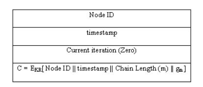 Figure 2: Chain tip packet format